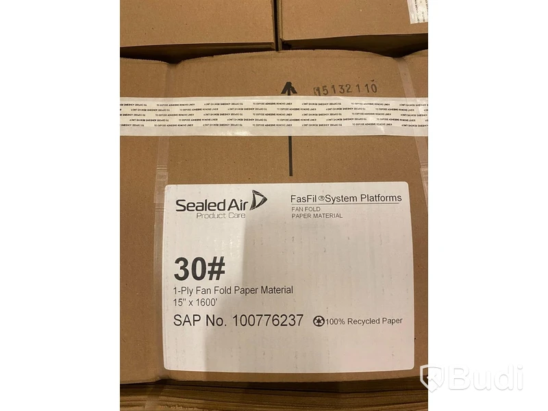 Fasfil System Platforms, 1-Ply Fan Fold Paper Material från Sealed Air